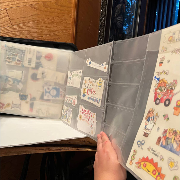 Create A Bag Generations Journaling Supplies Clear Plastic Insert Zippered Tote - Picture 5 of 8